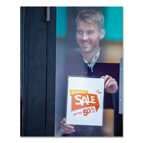 FELLOWES Self-Adhesive Laminating Pouches, 5 mil, 9" x 11.5", Gloss Clear, 5/Pack - 52205