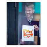 FELLOWES Self-Adhesive Laminating Pouches, 5 mil, 9" x 11.5", Gloss Clear, 5/Pack - 52205