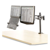 FELLOWES MONITOR,DUAL ARM,BK - 8041701