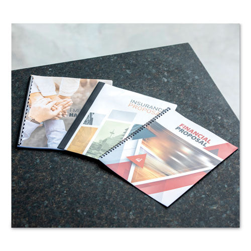 FELLOWES Wire Bindings for 11 x 8.5 Documents, 32 Rings, 0.31" (50-Sheet) Capacity, Black, 25/Pack - 5255201