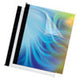 Thermal Binding System Presentation Covers, 240-Sheet Capacity, Plastic, Square Corners, 11 x 8.5, Clear/Matte Black, 10/Pack - 5257001