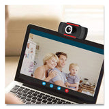 CyberTrack H3 720P HD USB Webcam with Microphone, 1280 pixels x 720 pixels, 1.3 Mpixels, Black - CyberTrack H3