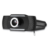 CyberTrack H4 1080P HD USB Manual Focus Webcam with Microphone, 1920 Pixels x 1080 Pixels, 2.1 Mpixels, Black - CyberTrack H4