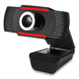 CyberTrack H3 720P HD USB Webcam with Microphone, 1280 pixels x 720 pixels, 1.3 Mpixels, Black - CyberTrack H3