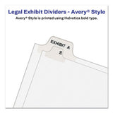 Preprinted Legal Exhibit Side Tab Index Dividers, Avery Style, 11-Tab, 1 to 10, 11 x 8.5, White, 1 Set - 11381 eCommerce Business Prime