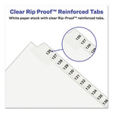 Preprinted Legal Exhibit Side Tab Index Dividers, Avery Style, 11-Tab, 1 to 10, 11 x 8.5, White, 1 Set - 11381 eCommerce Business Prime