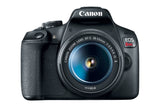 Canon EOS Rebel T7 EF-S 18-55mm IS II Kit SLR Camera Kit 24.1 MP CMOS 6000 x 4000 pixels Black - 2727C002