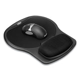 FELLOWES Easy Glide Gel Mouse Pad with Wrist Rest, 10 x 12, Black - 93730