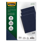FELLOWES Expressions Linen Texture Presentation Covers for Binding Systems, Paper, Square Corners, 1 - 52098