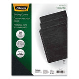 FELLOWES Expressions Classic Grain Texture Presentation Covers for Binding Systems, Paper, Round Cor - 52138