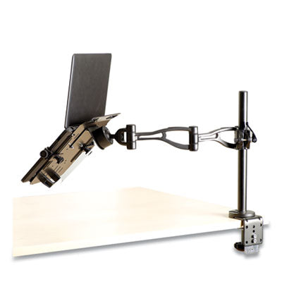 Professional Series Depth Adjustable Monitor Arm, 360 Degree Rotation, 37 Degree Tilt, 360 Degree Pan, Black, Supports 24 lb - 8041601