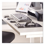 FELLOWES Gel Wrist Support with Attached Mouse Pad, 8.25 x 9.87, Black - 9182301