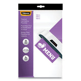 FELLOWES Laminating Pouches, 3 mil, 12" x 18", Gloss Clear, 25/Pack - 52011