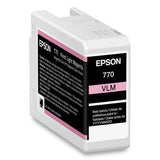 EPSON  (T770) UltraChrome PRO10 Ink, 25 mL, Light Magenta - T770620