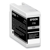 EPSON  (T770) UltraChrome PRO10 Ink, 25 mL, Gray - T770720