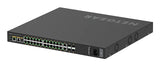 NETGEAR GSM4230PX Managed L2/L3 Gigabit Ethernet (10/100/1000) Power over Ethernet (PoE) 1U Black - GSM4230PX-TAANAS