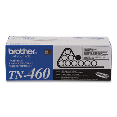 TN460 High-Yield Toner, 6,000 Page-Yield, Black - TN460