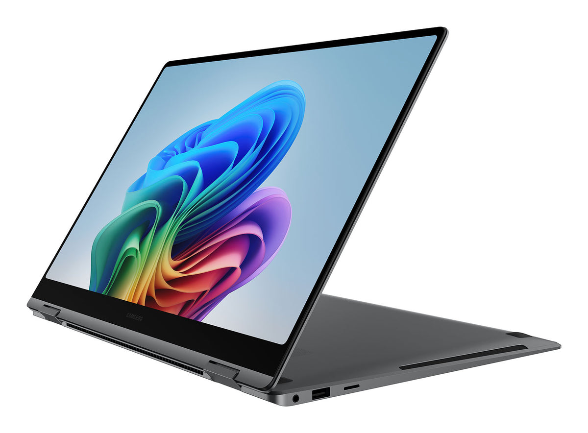 Samsung Galaxy Book5 Pro 360 Intel Core Ultra 7 258V Hybrid (2-in-1) 40.6 cm (16") Touchscreen WQXGA+ 32 GB LPDDR5x-SDRAM 1 TB SSD Wi-Fi 7 (802.11be) Windows 11 Pro Grey - NP964QHA-KG2US