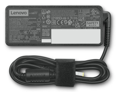 Lenovo 4X21J81436 power adapter/inverter Indoor 65 W Black - 4X21J81436 LENOVO