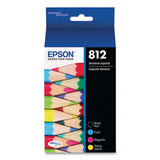 T812120-BCS (T812) DURABrite Ultra Ink, 350/300 Page-Yield, Black/Cyan/Magenta/Yellow - T812120-BCS