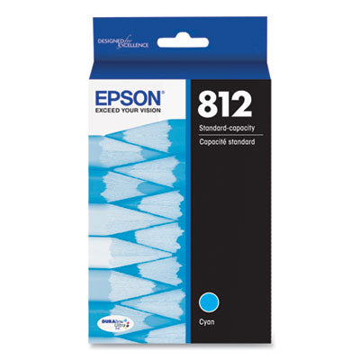 T812220-S (T812) DURABrite Ultra Ink, 300 Page-Yield, Cyan - T812220-S