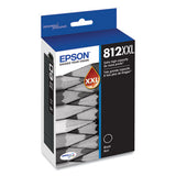 T812XXL120-S (T812XXL) DURABrite Ultra Extra High-Yield Ink, 2,200 Page-Yield, Black - T812XXL120-S