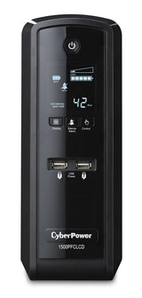 CyberPower CP1500PFCLCD uninterruptible power supply (UPS) Line-Interactive 1.5 kVA 900 W 10 AC outlet(s) - CP1500PFCLCD