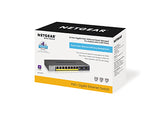 NETGEAR 8-Port PoE Gigabit Ethernet Smart Switch (GS110TP) - GS110TP-300NAS