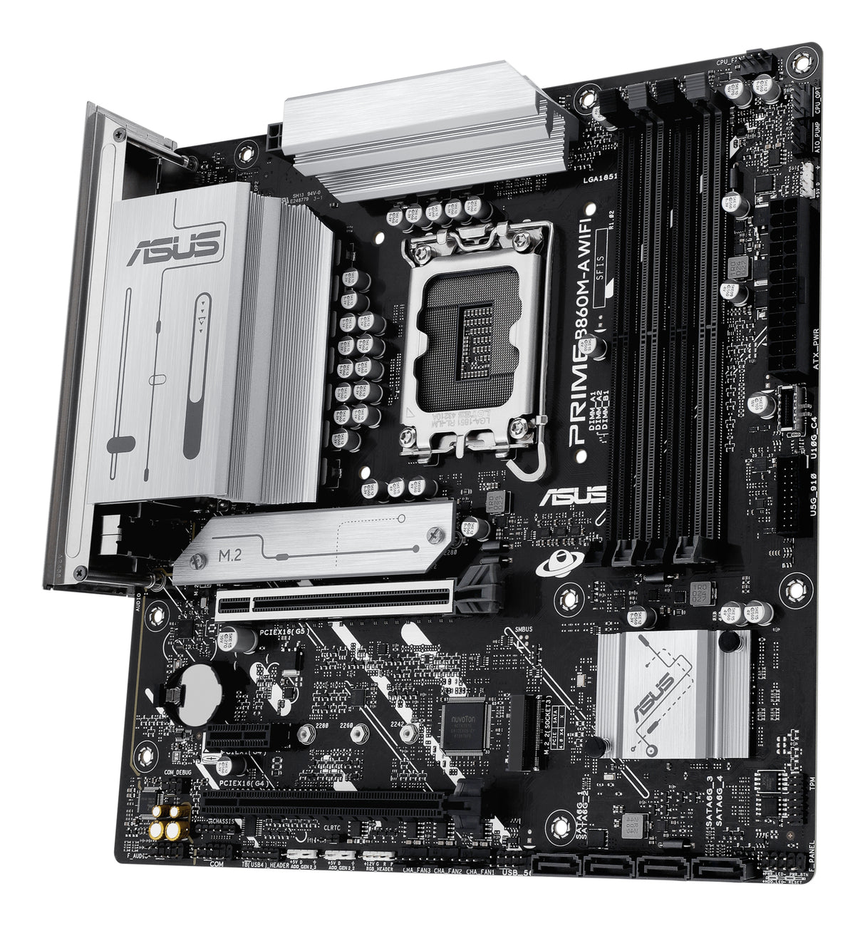 ASUS PRIME B860M-A WIFI-CSM motherboard Intel B860 LGA 1851 (Socket V1) micro ATX - PRIME B860M-A WIFI-CSM