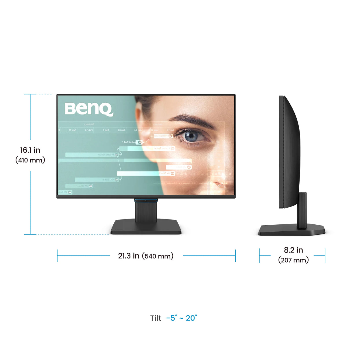 BenQ GW2490C computer monitor 60.5 cm (23.8") 1920 x 1080 pixels Full HD Black - GW2490C BENQ