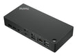Lenovo 40AY0135US laptop dock/port replicator Wired USB 3.2 Gen 2 (3.1 Gen 2) Type-C Black - 40AY0135US LENOVO