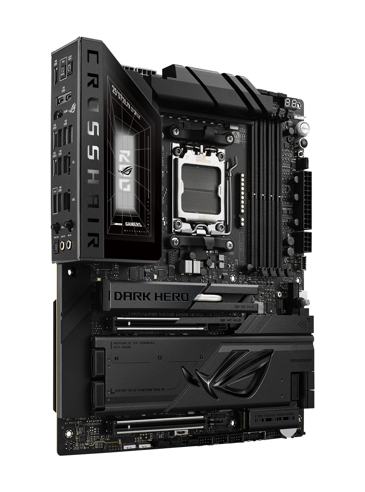 ASUS ROG CROSSHAIR X870E DARK HERO AMD X870E Socket AM5 ATX - ROG CROSSHAIR X870E DARK HERO