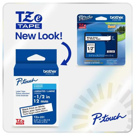 Brother TZEB41G label-making tape Black on fluorescent orange TZe - TZEB41G
