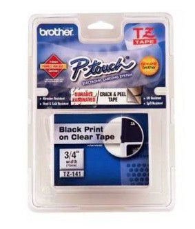 Brother TZE141G label-making tape Black on transparent TZe - TZE141G