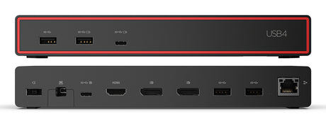 Lenovo ThinkPad USB4 Dock 5000 Wired Thunderbolt 4 Black - 40BF0100US LENOVO