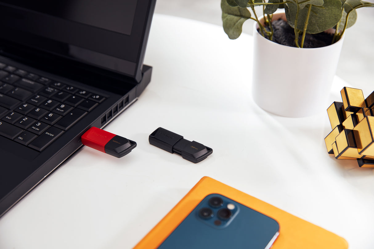 Kingston Technology DataTraveler 128GB USB3.2 Gen1 Exodia M (Black + Red) - DTXM/128GB