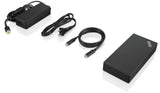 Lenovo 40AS0090US laptop dock/port replicator Wired USB 3.2 Gen 1 (3.1 Gen 1) Type-C Black - 40AS0090US LENOVO