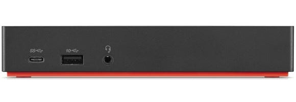 Lenovo 40AS0090US laptop dock/port replicator Wired USB 3.2 Gen 1 (3.1 Gen 1) Type-C Black - 40AS0090US LENOVO