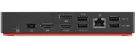 Lenovo 40AS0090US laptop dock/port replicator Wired USB 3.2 Gen 1 (3.1 Gen 1) Type-C Black - 40AS0090US LENOVO