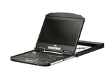 ATEN CL3700NW rack console 47 cm (18.5") 1920 x 1080 pixels Metal, Plastic Black 1U - CL3700NW ATEN