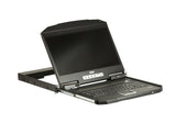 ATEN CL3700NW rack console 47 cm (18.5") 1920 x 1080 pixels Metal, Plastic Black 1U - CL3700NW ATEN