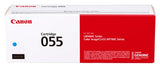 Canon (CRG-055 C L) Cyan Toner Cartridge (2,100 Yield) - 3015C001AA CANON