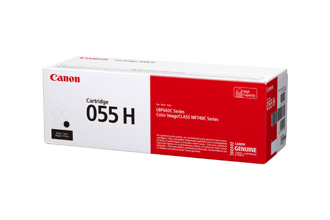 Canon (CRG-055 BK H) High Yield Black Toner Cartridge (7,600 Yield) - 3020C001AA