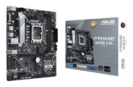 ASUS PRIME H610M-A D4-CSM Intel H610 LGA 1700 micro ATX - PRIME H610M-A D4-CSM ASUS