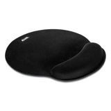 ALLSOP MousePad Pro Memory Foam Mouse Pad with Wrist Rest, 9 x 10, Black - 30203