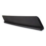 3M Gel Wrist Rest for Standing Desks, 30.13 x 3.25, Black - WR200B