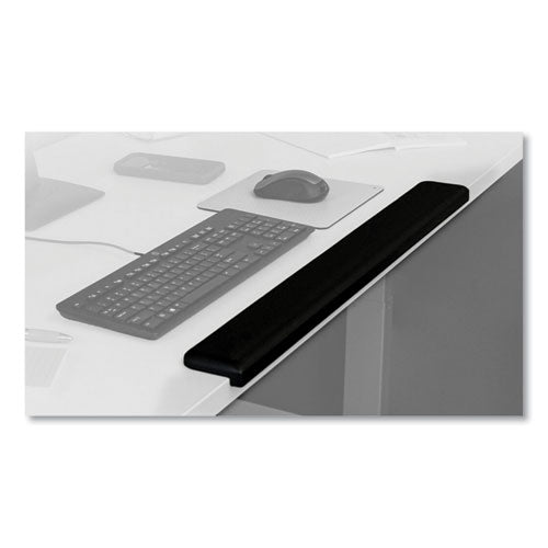 3M Gel Wrist Rest for Standing Desks, 30.13 x 3.25, Black - WR200B