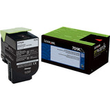 Lexmark Black Toner Cartridge Return Program Yield 1,000 Pages 70C10K0