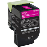 Lexmark Magenta Toner Cartridge Return Program Yield 3,000 Pages 70C1HM0