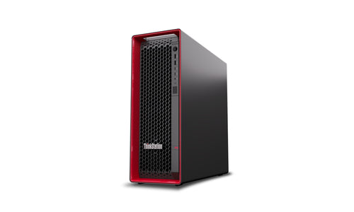 Lenovo ThinkStation P5 Tower Intel Xeon W w3-2425 32 GB DDR5-SDRAM 512 GB SSD NVIDIA Quadro T1000 Windows 11 Pro for Workstations Workstation Black, Red - 30GA0014US